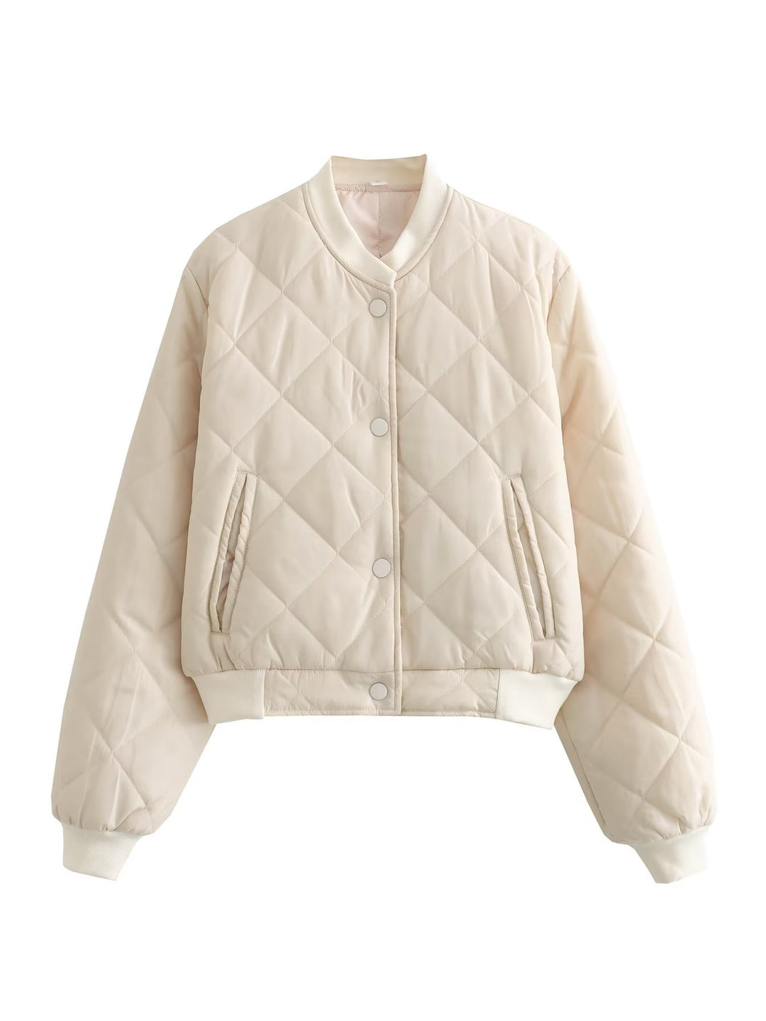 Damen gesteppte Übergangsjacke mit modernem Schnitt und praktischen Taschen Drune