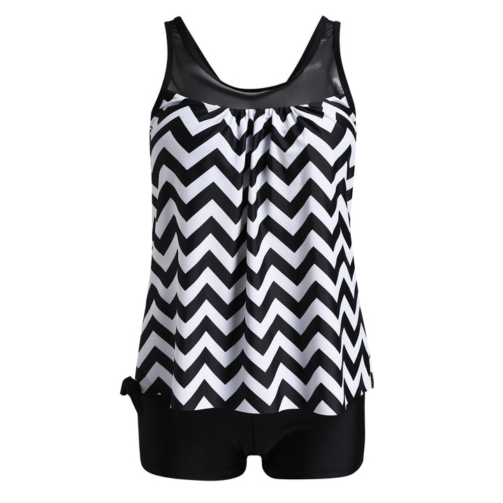 Damen Sportliches Strandoutfit mit modischer Raffung Drune