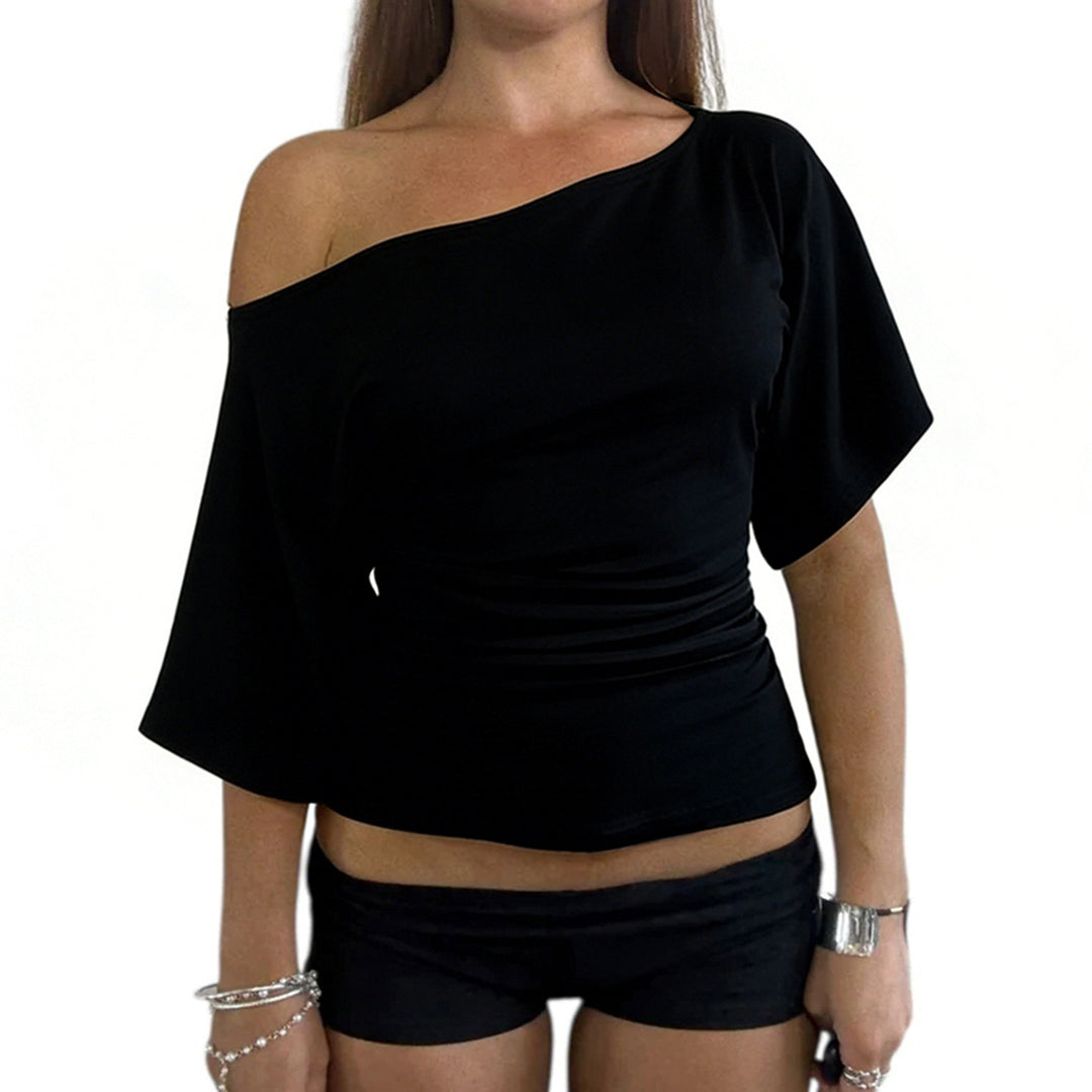 Damen Sportliches Oberteil und Shorts-Set Drune