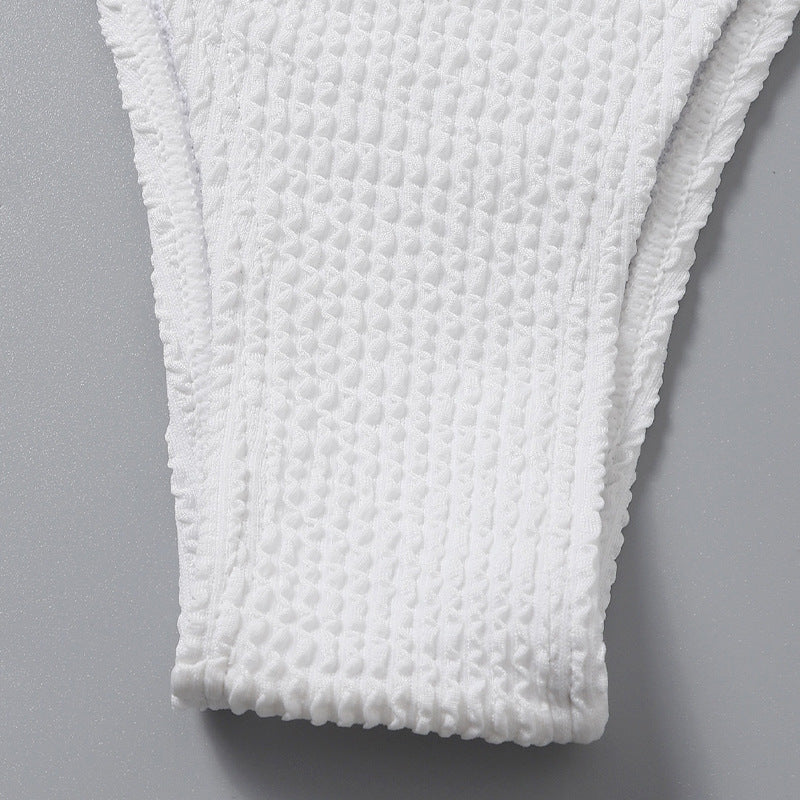 Damen Triangel-Bikini mit innovativem Schnitt und modischem Bindeband Drune