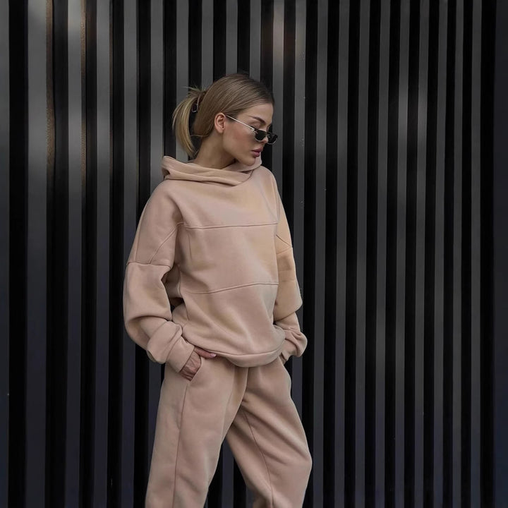 Damen Oversized Hoodie mit Kapuze Drune