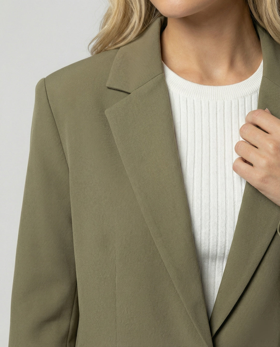 Damen elegantes Anzug-Set mit weitem Hosenbein und modernem Blazer Drune