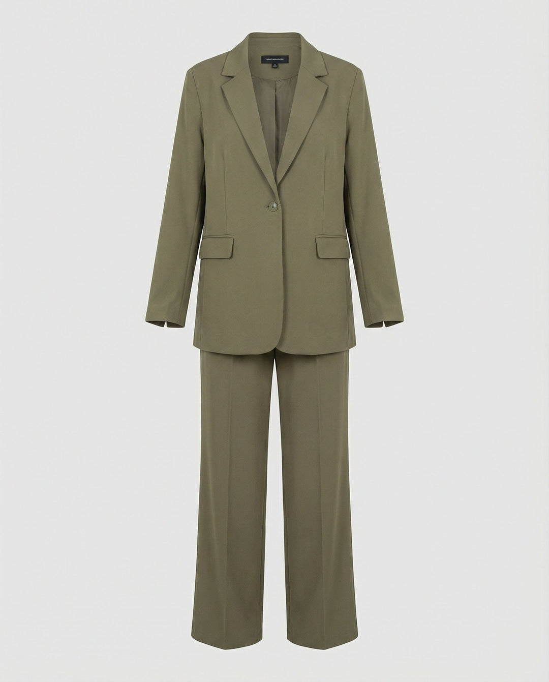 Damen elegantes Anzug-Set mit weitem Hosenbein und modernem Blazer Drune