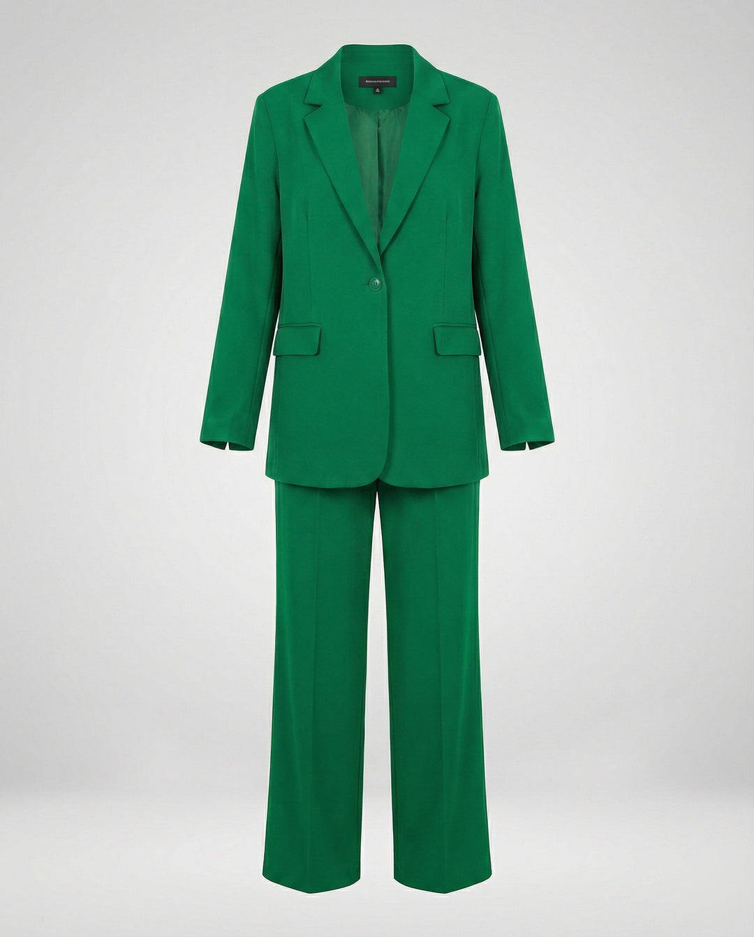 Damen elegantes Anzug-Set mit weitem Hosenbein und modernem Blazer Drune