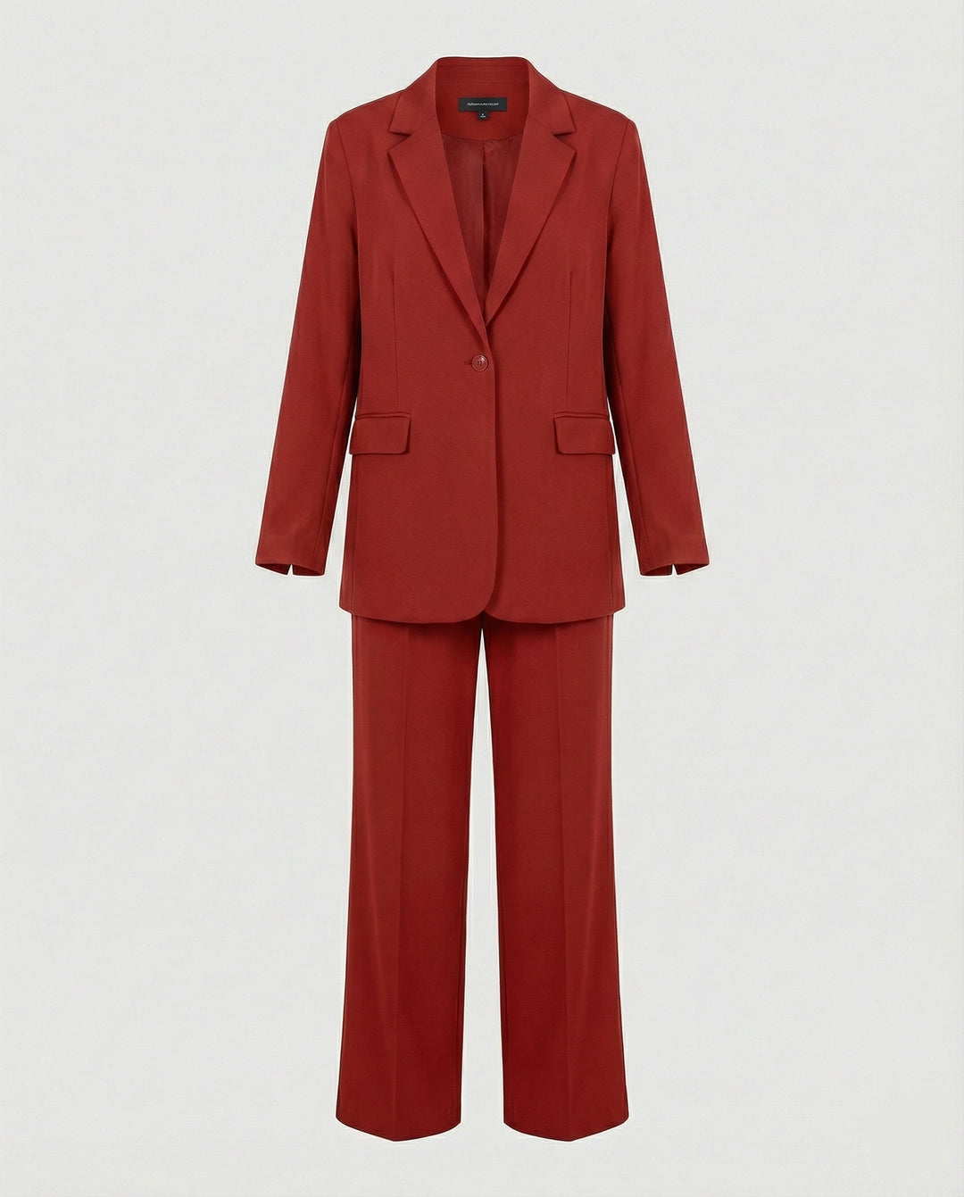 Damen elegantes Anzug-Set mit weitem Hosenbein und modernem Blazer Drune