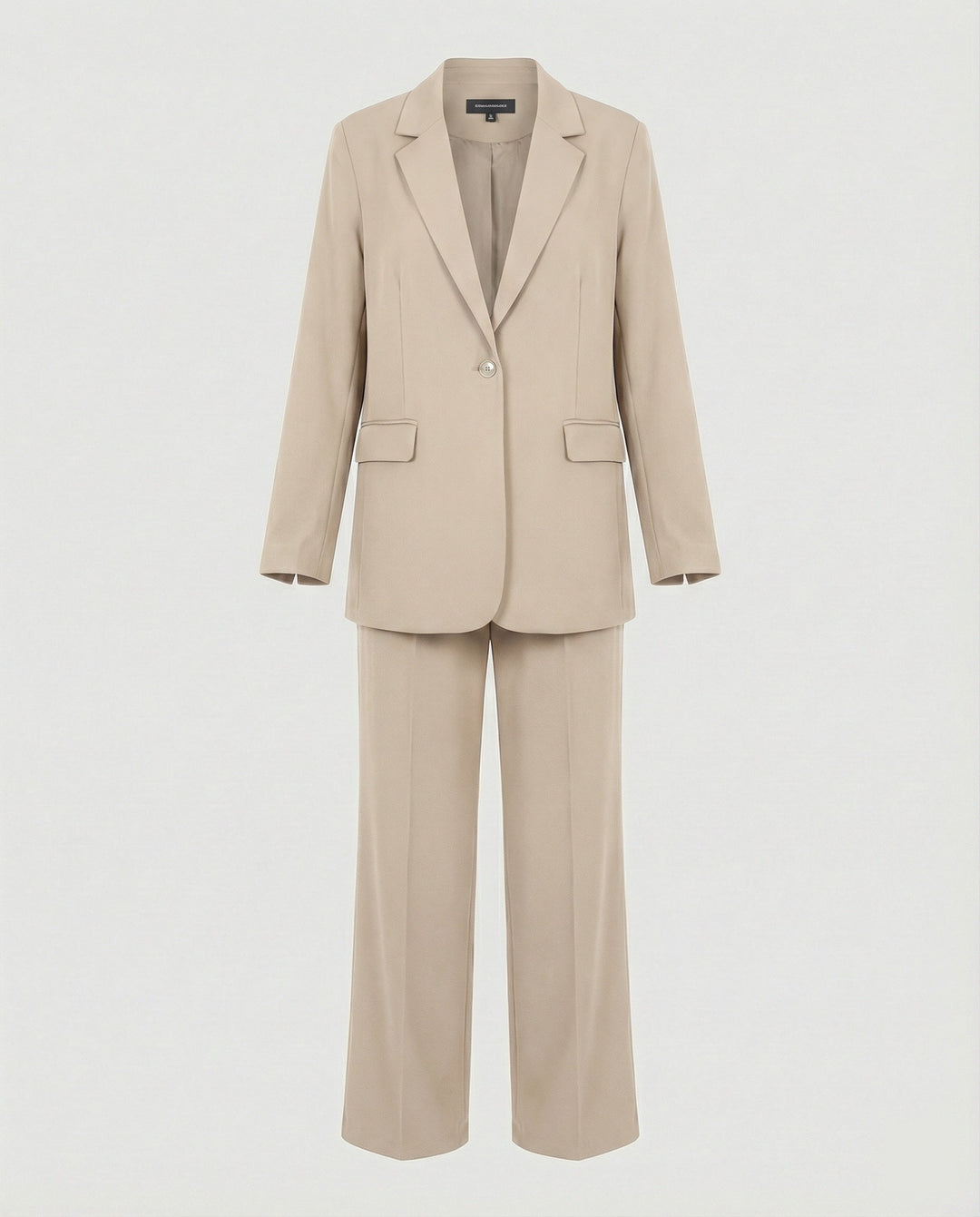 Damen elegantes Anzug-Set mit weitem Hosenbein und modernem Blazer Drune