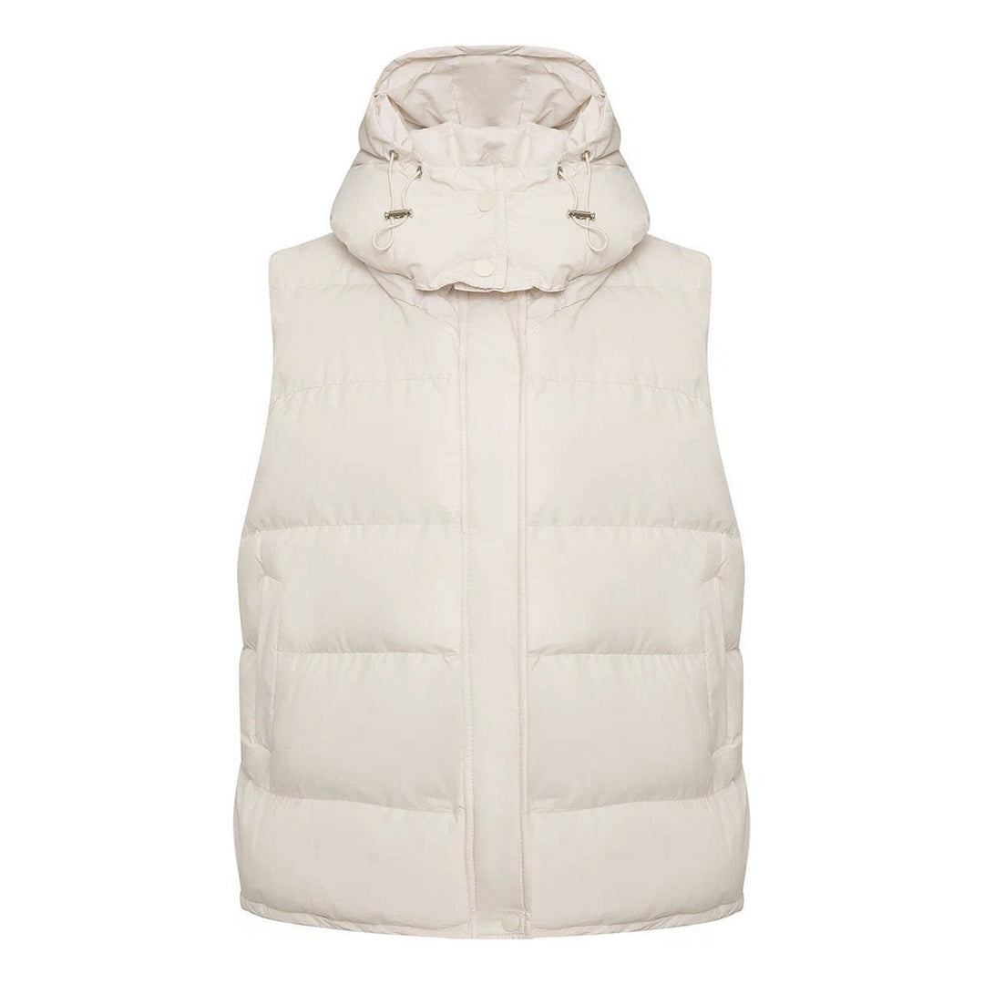 Damen Steppweste mit hohem Kragen und sportlichem Design Drune