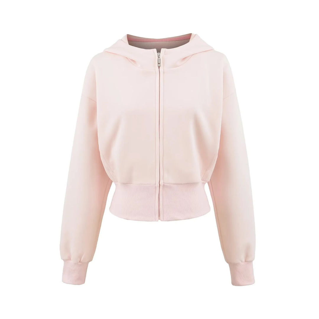 Damen Sportliche Kapuzenjacke mit lässigem Schnitt und praktischen Reißverschlusstaschen Drune