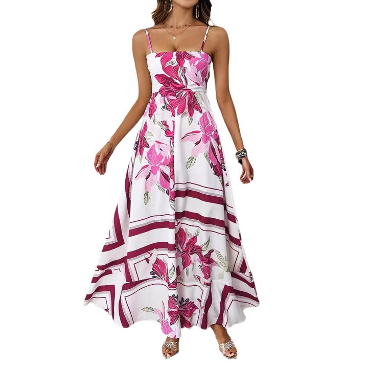 Damen Maxikleid mit grafischem Muster Drune