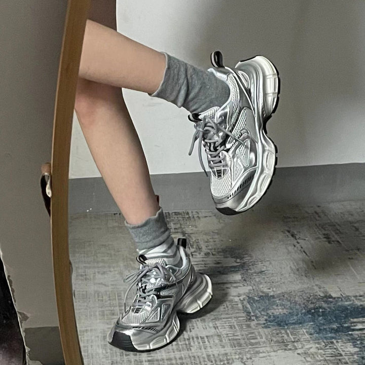 Damen Sportliche Sneakers im modernen Design mit stoßdämpfender Sohle Drune