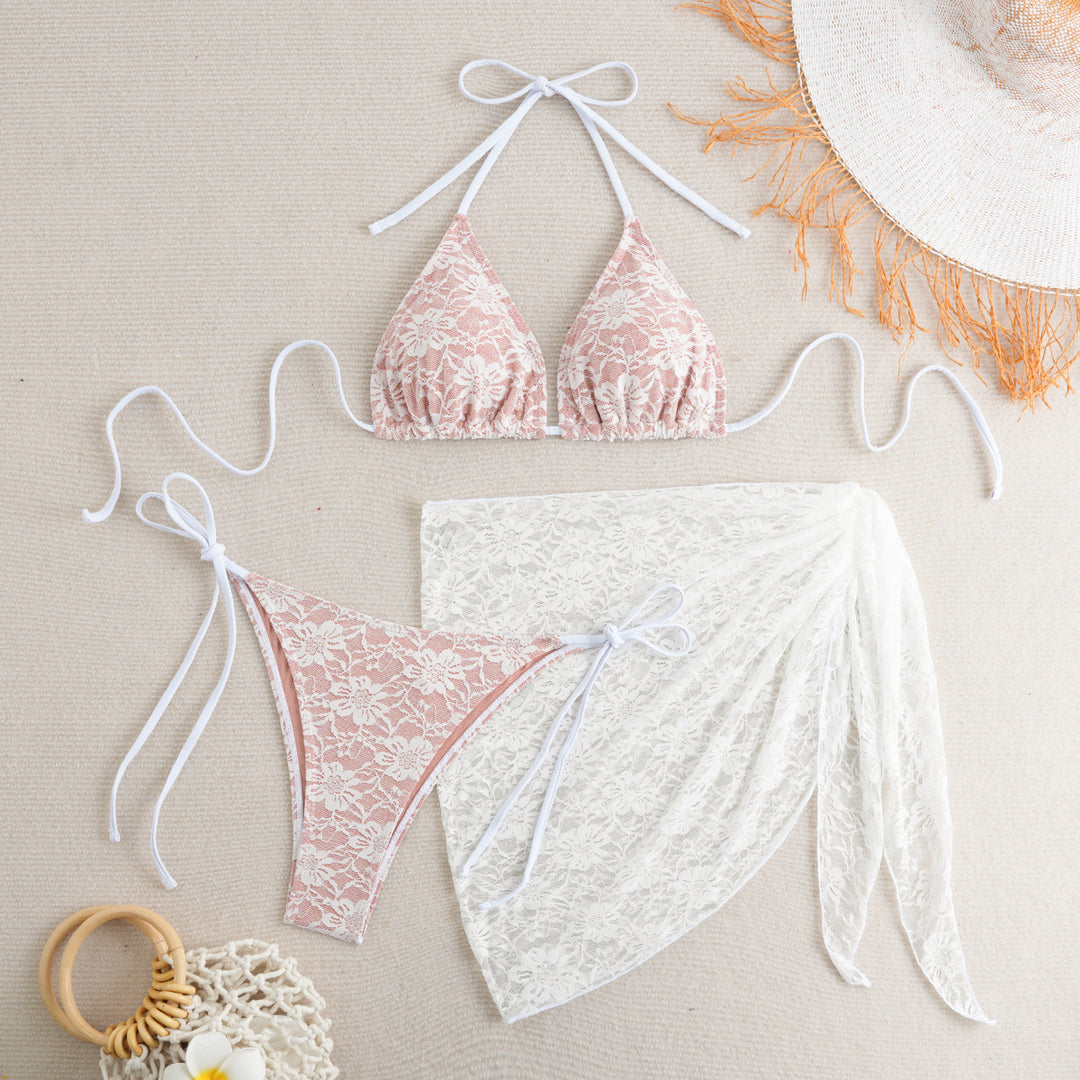 Damen Spitzen-Bikini-Set Drune