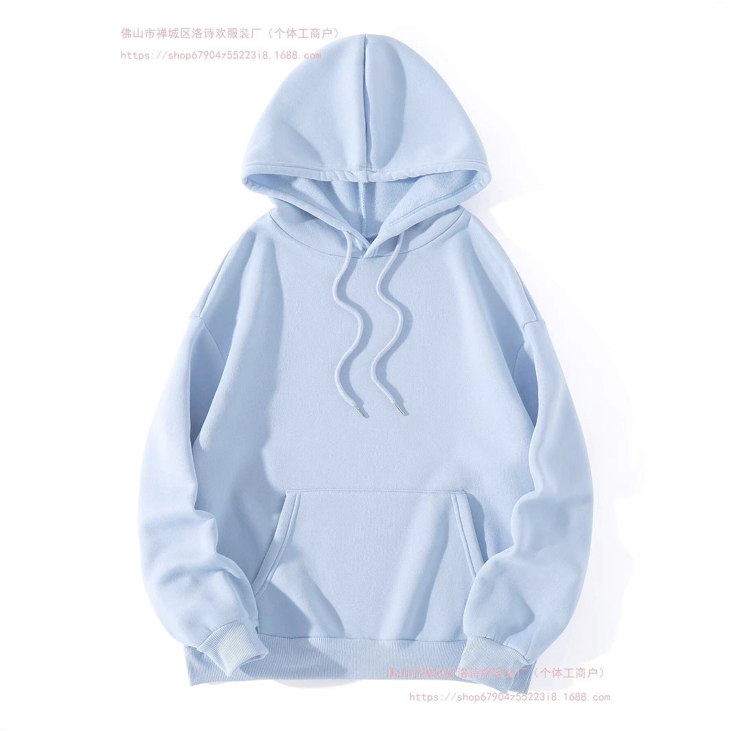 Damen lässiger Kapuzenpullover mit buntem Federdesign und inspirierendem Schriftzug Drune