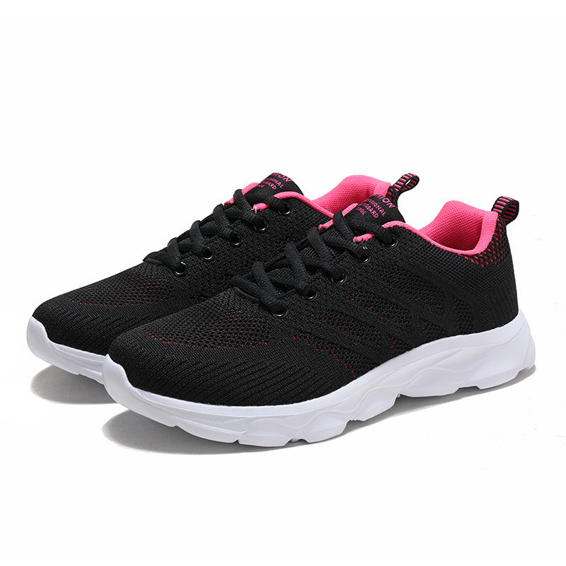 Unisex nan leichte atmungsaktive Strick-Sneaker mit dämpfender Zwischensohle Drune
