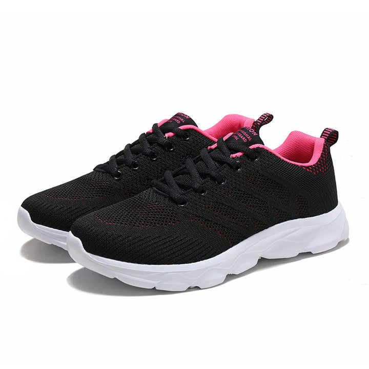 Unisex nan leichte atmungsaktive Strick-Sneaker mit dämpfender Zwischensohle Drune