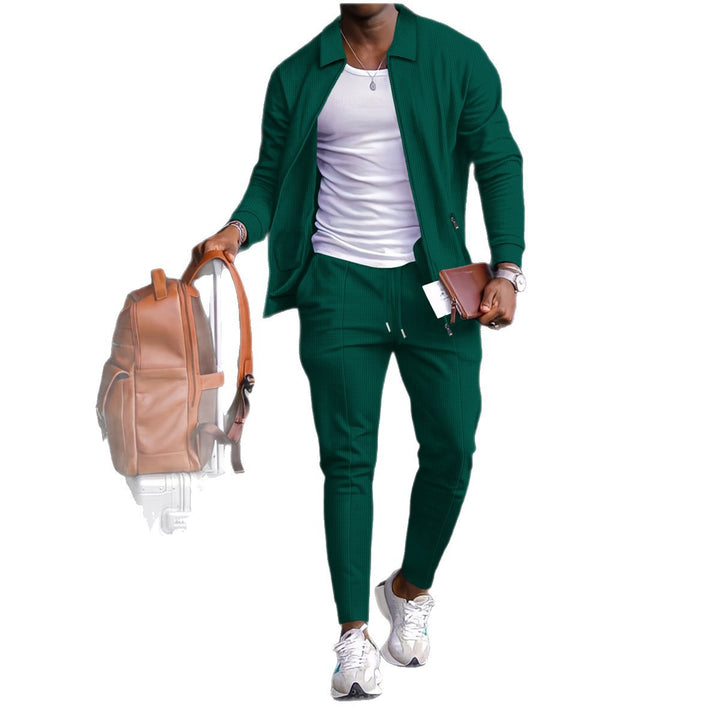 Herren modische Reisedaunenjacke mit funktionalen Taschen und elastischem Bund Drune