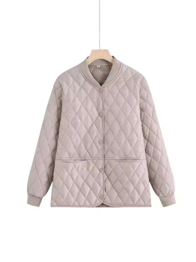 Damen gesteppte Übergangsjacke mit praktischen Taschen und modernem Schnitt Drune