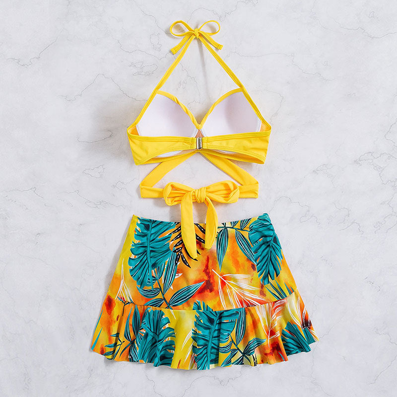Damen Designer-Bikini mit verspieltem Rock Drune