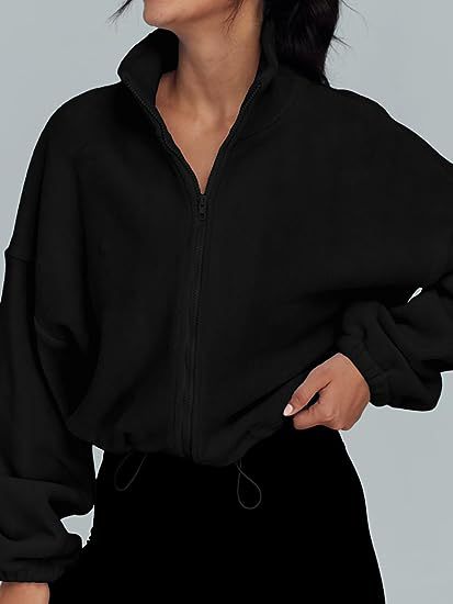Damen Oversized Sweatshirtjacke Drune