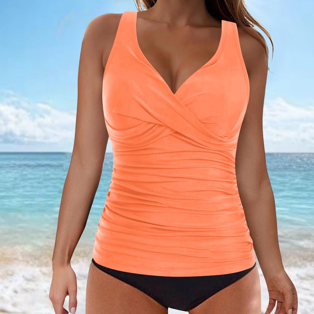 Drune | Bauchkontrolle Haken Design Bedrucktes Tankini Set