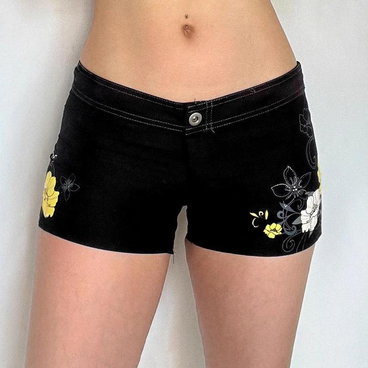 Damen Lustige Blumen-Shorts Drune