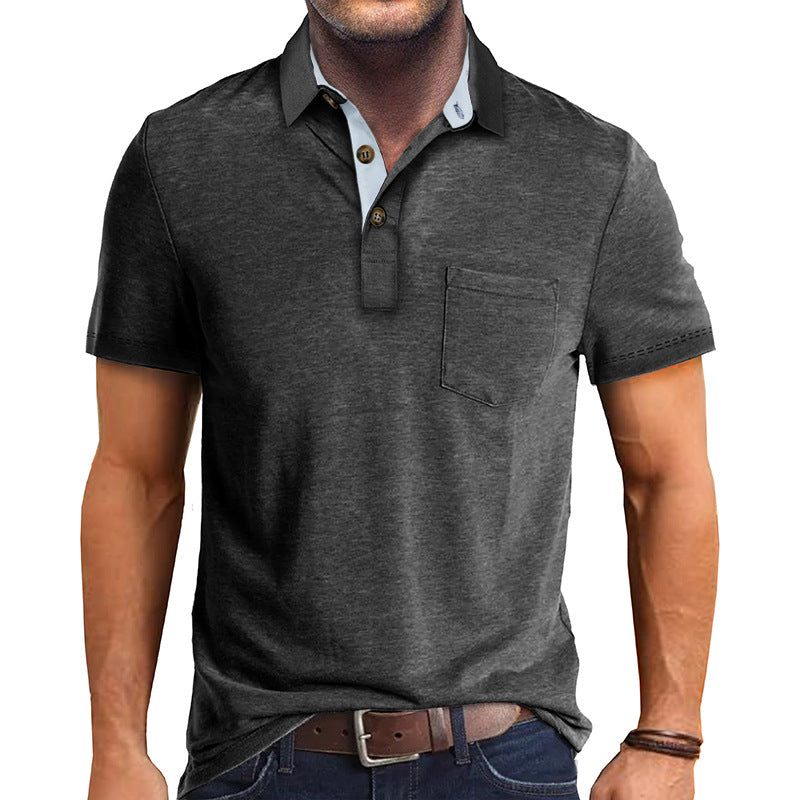 Herren Polo-Shirt mit modernen Designelementen Drune
