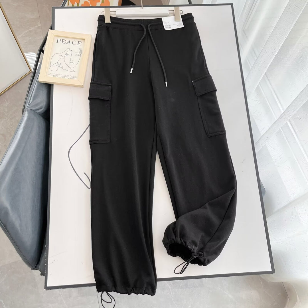 Damen Bequeme Cargo-Hose Drune