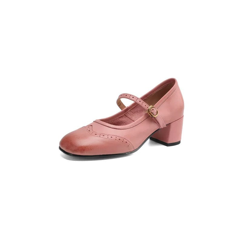 Damen Mary Jane Absatzschuhe Drune