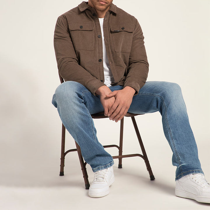 Herren Cordjacke mit praktischen Brusttaschen und modernem Schnitt Drune