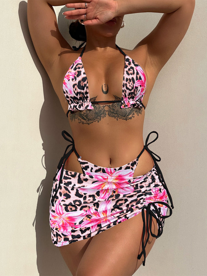Damen Bikini-Set mit floralem Design von Drune