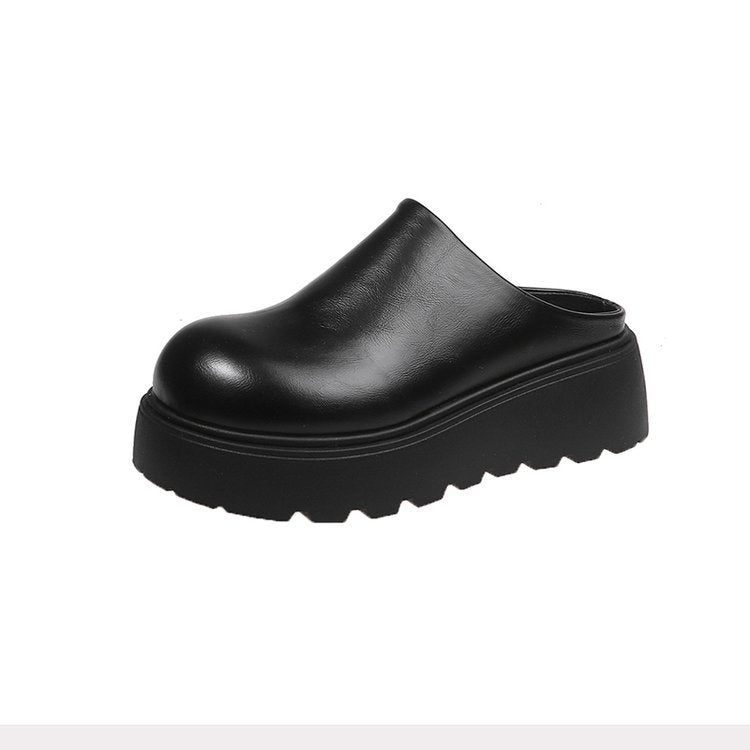 Damen stilvolle Clogs mit hohem Plateau und rutschfester Sohle Drune
