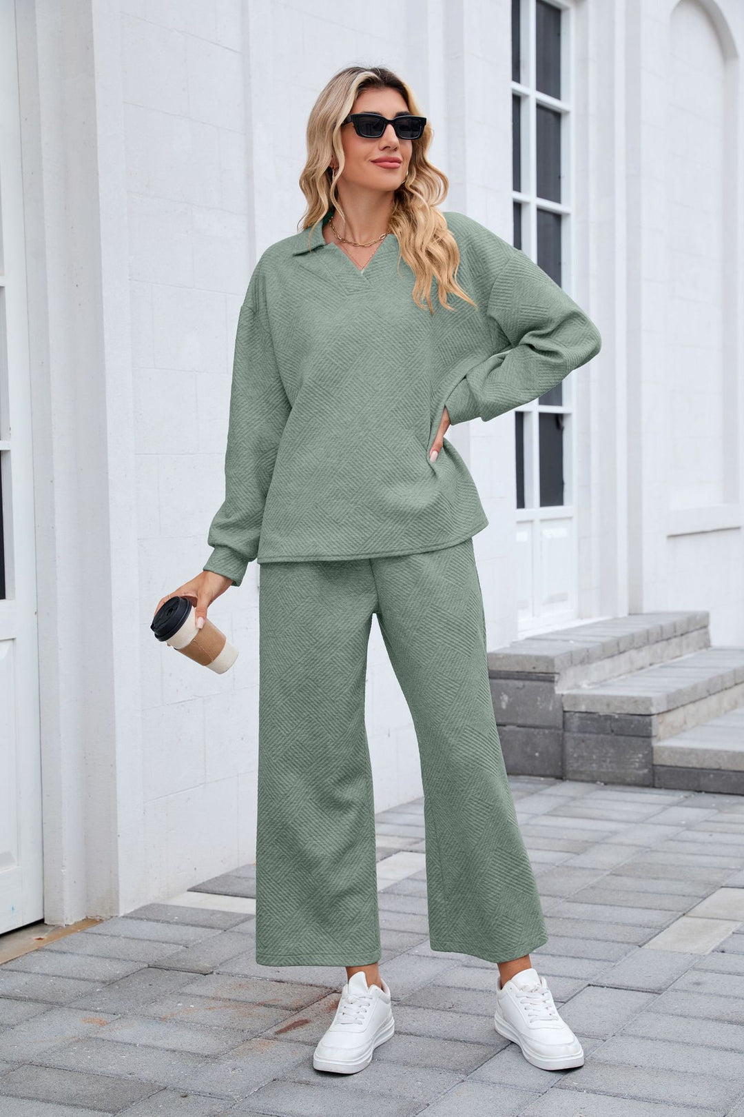 Damen lässige Oversize Kombination Drune
