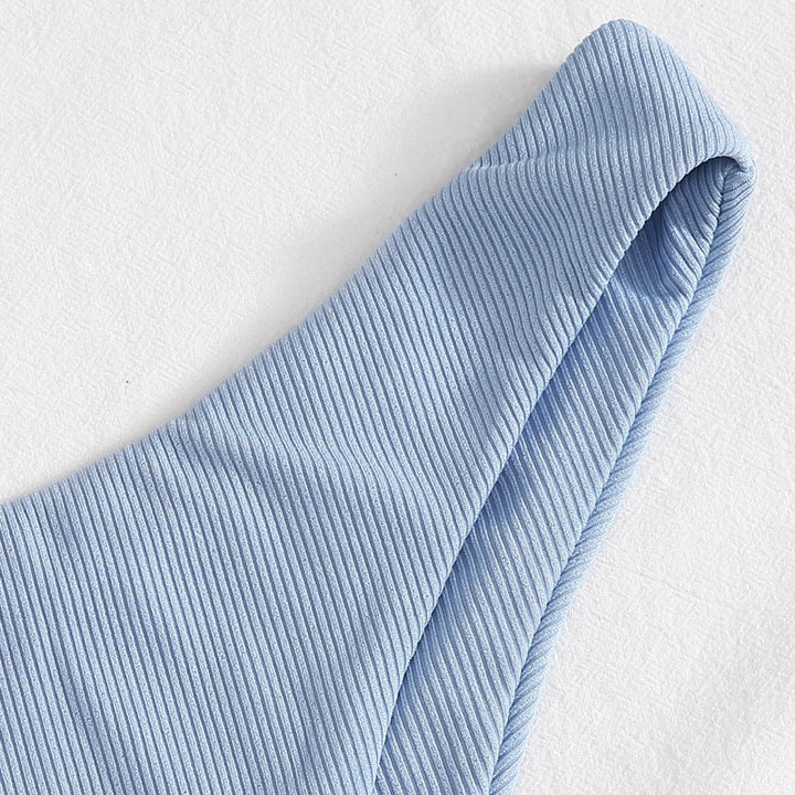 Damen Push-Up Bikini-Set mit elegantem Rippendesign Drune