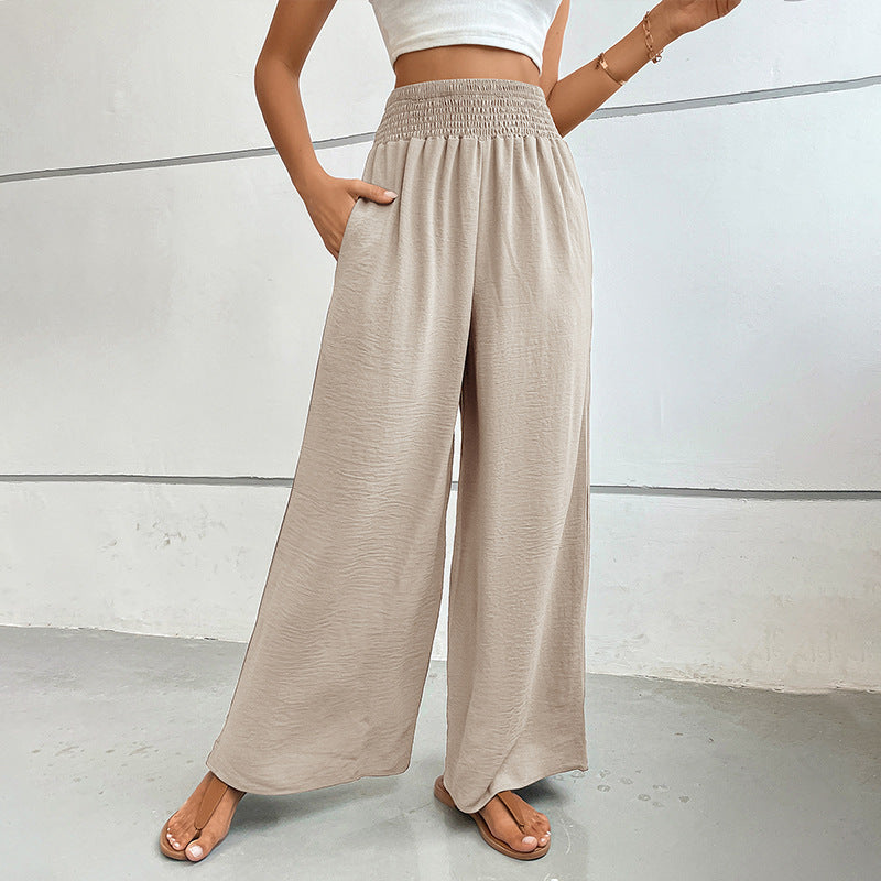 Damen elegante weite Palazzo-Hose Drune