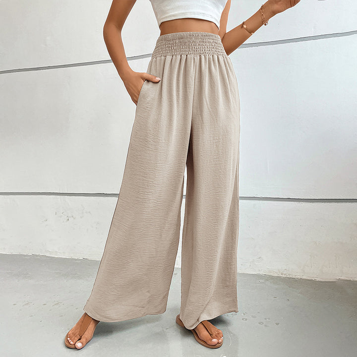Damen elegante weite Palazzo-Hose Drune
