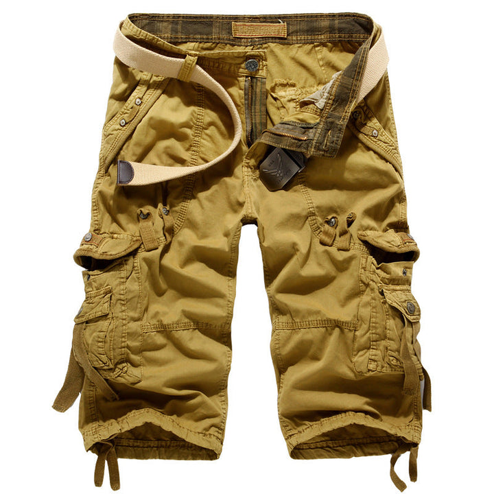 Herren Cargo Shorts mit Mehreren Taschen Drune
