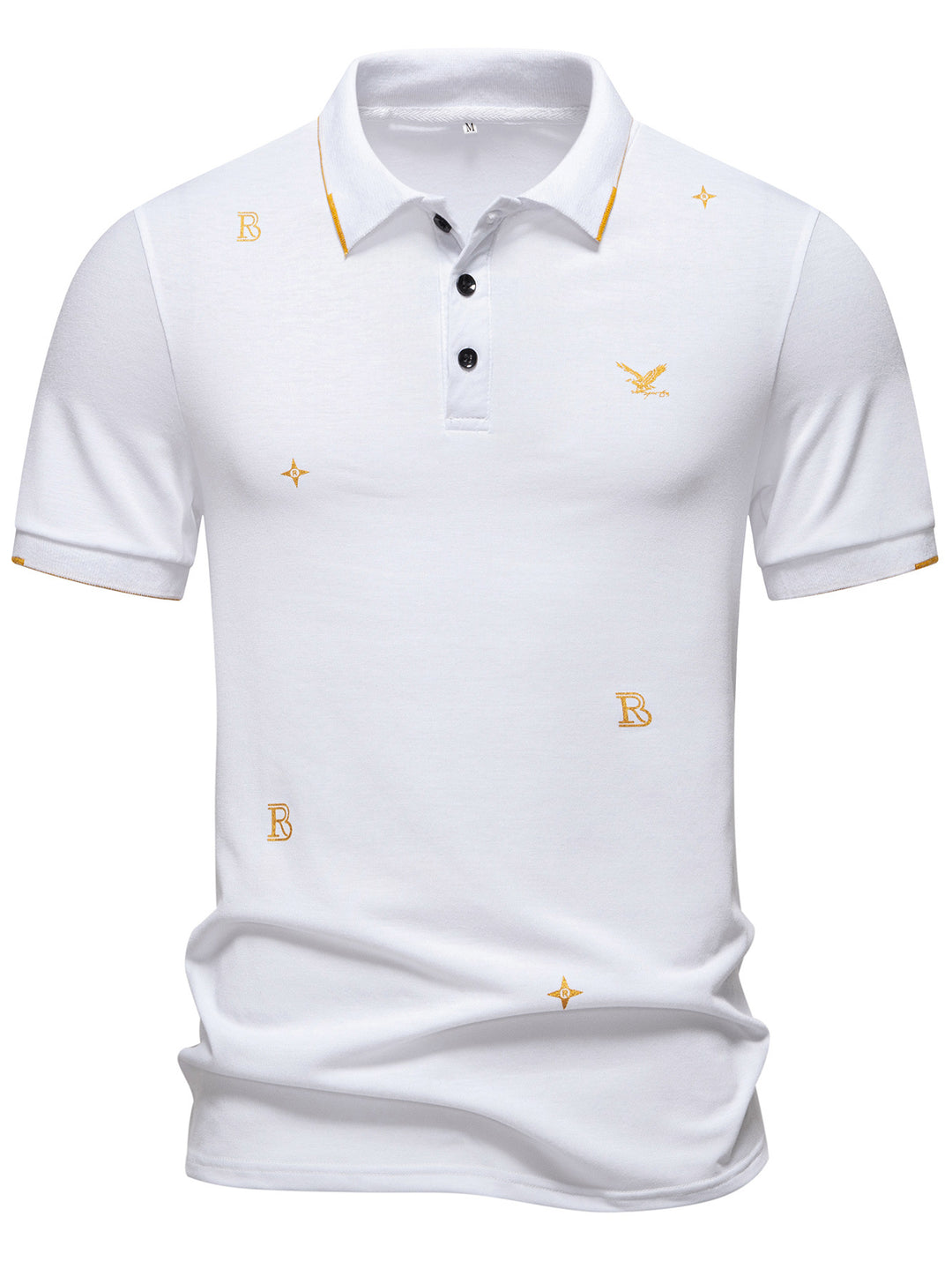 Herren Besticktes Casual Polohemd Drune