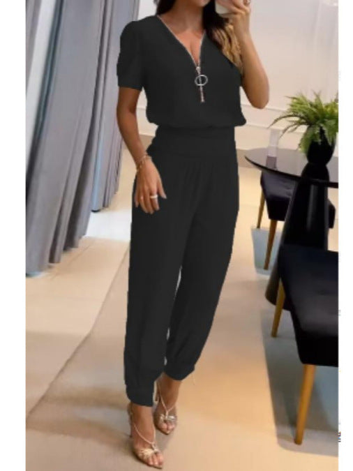 Damen Lässiger mit elegantem V-Ausschnitt und perfektem Sitz Drune
