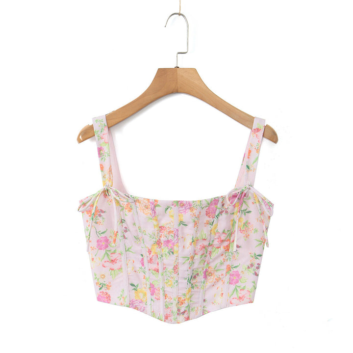 Damen Hochwertiges Maxikleid mit verspieltem Blumenmuster Drune