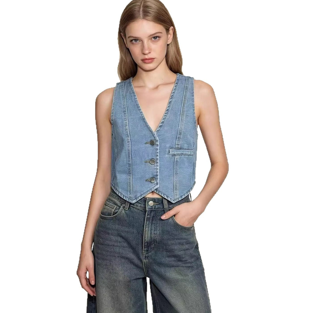 Damen Jeansexperience Weste Drune