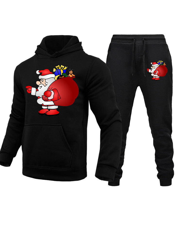 Damen Freizeit-Sweatanzug mit festlichem Weihnachtsmotiv Drune