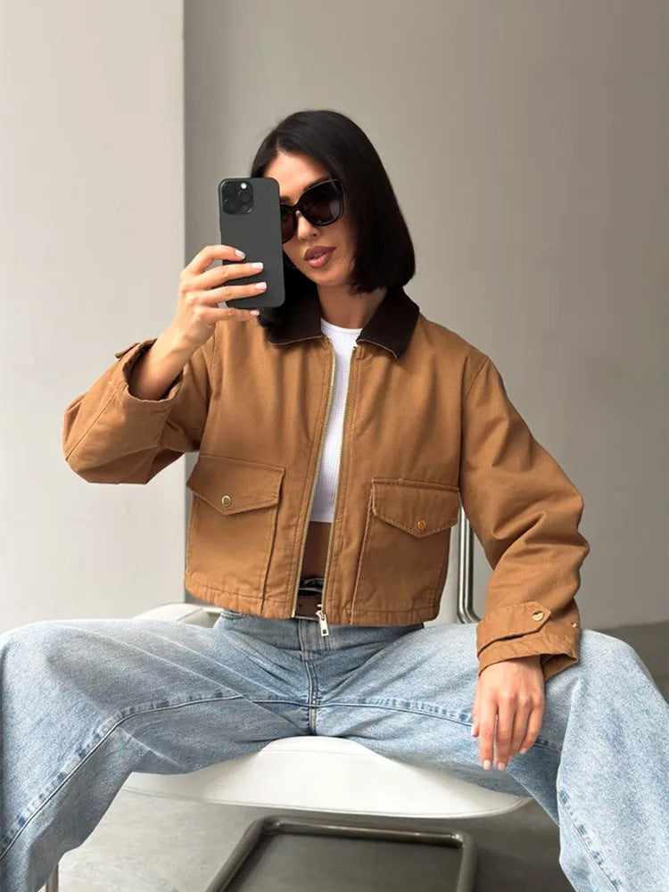 Damen Übergangsjacke mit modernem Schnitt Drune