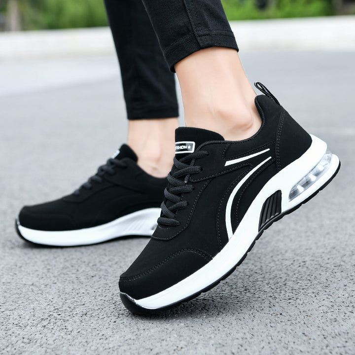 Herren nan luftgedämpfter City-Sneaker mit ergonomischer EVA-Zwischensohle und gepolsterter Knöchelmanschette Drune