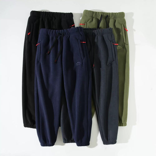 Damen Fließende Fleece-Hose mit verstellbarem Bund Drune