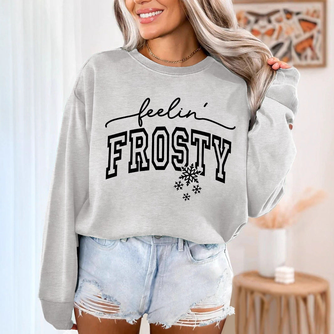 Damen Sweatshirt mit grafischem Aufdruck Drune