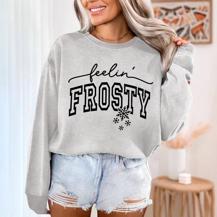 Damen Sweatshirt mit grafischem Aufdruck Drune