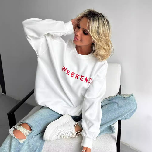 Damen Oversized Sweatshirt Drune