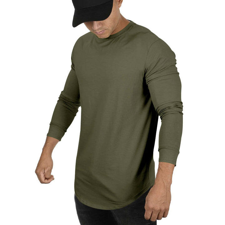 Herren Langarmshirt mit innovativem Schnitt und atmungsaktiver Struktur Drune