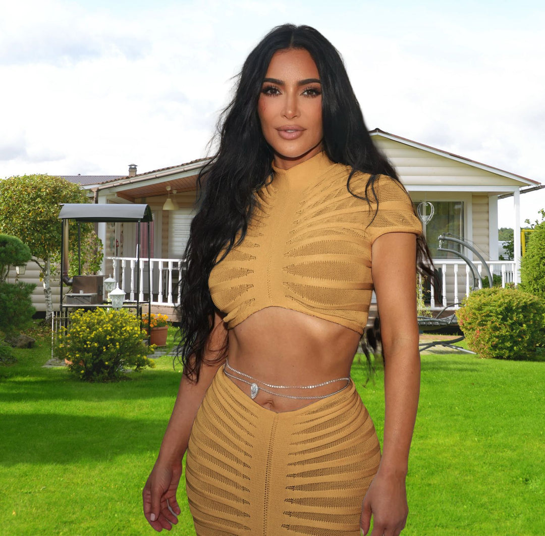 Damen Figurbetontes Crop-Top und Rock-Set Drune