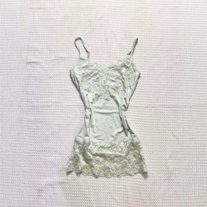 Damen Spitzen-Cami-Top mit fließendem Schnitt Drune