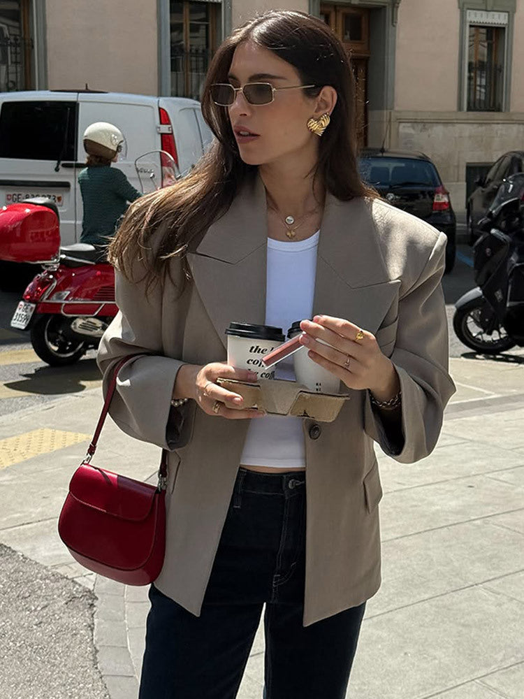 Damen oversized Jacke im modernen Schnitt Drune
